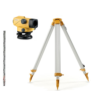 Topcon AT-B3 28X Magnification Auto Level With Heavy Duty Dome Tripod ...